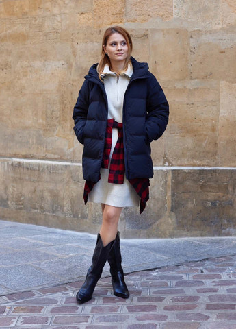 Молочна кежуал сукня оверсайз, сукня светр Uniqlo однотонна