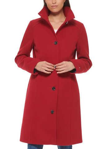 Червоне демісезонне Пальто однобортне Tommy Hilfiger