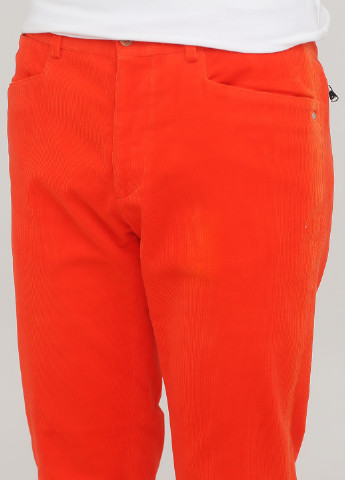 Оранжевые кэжуал демисезонные прямые брюки Ralph Lauren