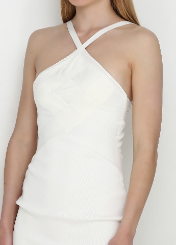 Белое кэжуал платье John Richmond однотонное