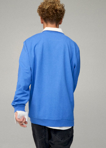 Голубой свитшот мужской oversize /no flis/ YAPPI (252386916)
