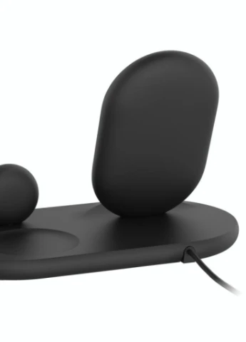 Зарядний пристрій 3-in-1 Wireless Pad / Stand / Apple Watch, black (WIZ001VFBK) Belkin (216637914)