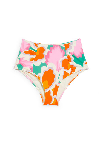 Цветные купальные трусики-плавки с цветочным принтом C&A