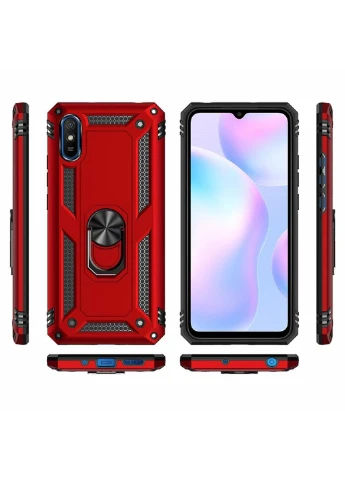 Чохол для мобільного телефону Military Xiaomi Redmi 9A Red (705576) BeCover (252570191)