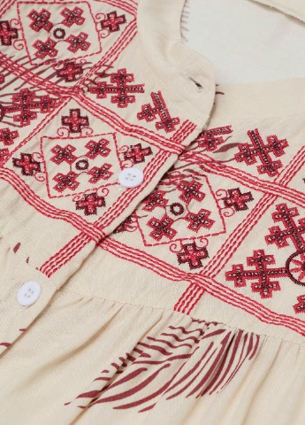 Кремовая блуза SHEIN