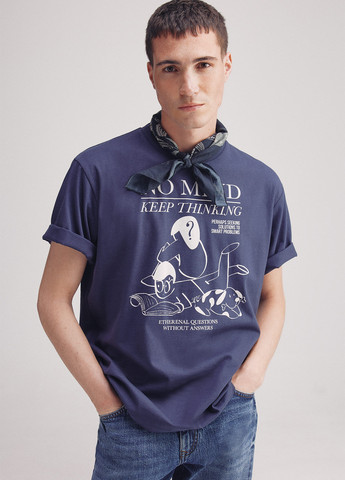 Синяя футболка Springfield