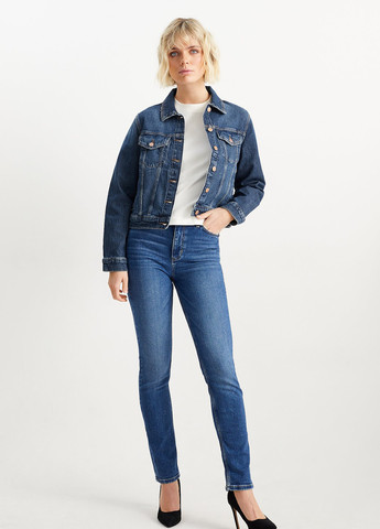 Синяя демисезонная куртка C&A