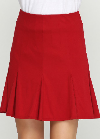 Темно-красная кэжуал однотонная юбка Kimchi Blue мини