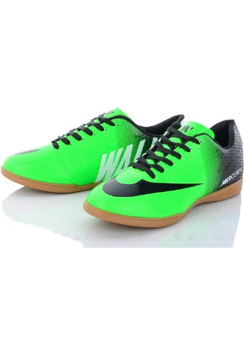 Зеленые футзалки (бампы) на полиуретановой подошве 231-futsal-green 44 зеленый Walked