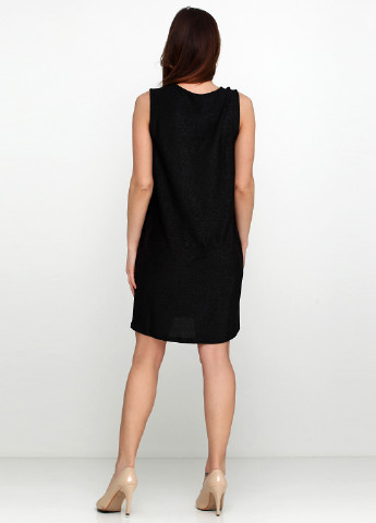 Черное коктейльное платье H&M меланжевое