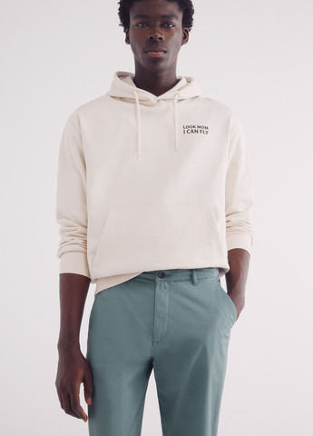 Бирюзовые кэжуал летние зауженные брюки Springfield