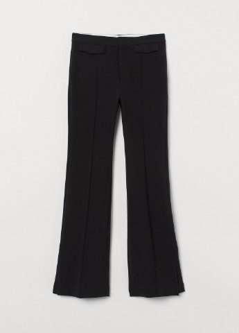 Черные демисезонные брюки H&M Studio