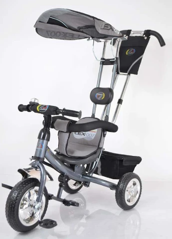 Трех-колесный Велосипед с родительской ручкой Lex-007 (10/8 EVA wheels) Grey Sigma (251788288)