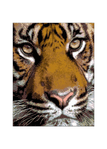 Набор для вышивания бисером Тигр 28х35 см Александра Токарева (252253374)