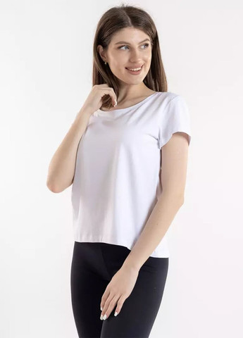 Белый демисезонный комплект (футболка, леггинсы) BBL