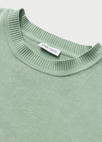 М'ятний демісезонний светр джемпер SHEIN