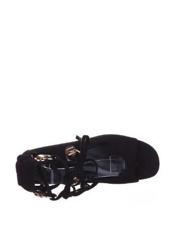 Черные босоножки Missguided на шнурках с металлическими вставками