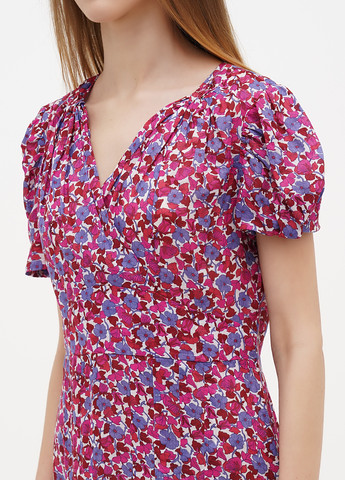 Рожева кежуал сукня а-силует J.Crew з квітковим принтом