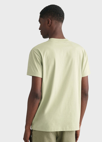 Оливковая футболка Gant