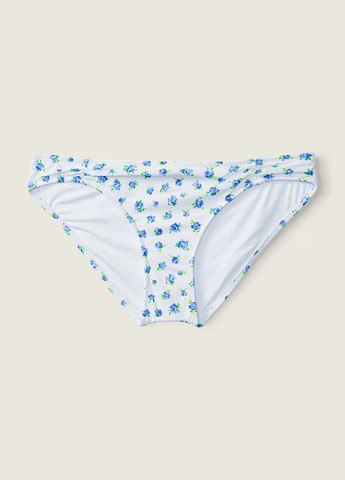 Белые купальные трусики-плавки с цветочным принтом Victoria's Secret