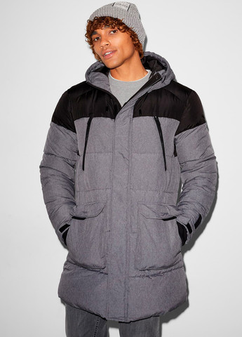 Серая демисезонная куртка Clockhouse