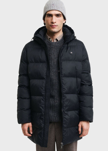 Черная зимняя куртка Gant