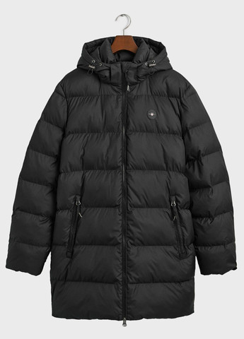 Черная зимняя куртка Gant