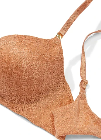 Коричневий демісезонний комплект (бюстгальтер, трусики) Victoria's Secret