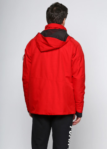Красная зимняя куртка лыжная Eider