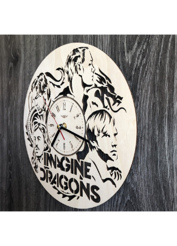 Концептуальний настінний годинник в інтер`єр «Imagine Dragons» 7Arts (253566420)