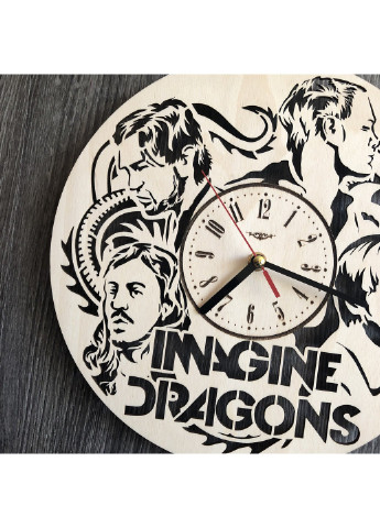 Концептуальний настінний годинник в інтер`єр «Imagine Dragons» 7Arts (253566420)