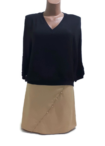 Чёрная блузка Moss Copenhagen