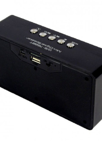 Колонка портативна WS-768 3Вт USB, SD, FM радіо, Bluetooth чорна (ws-768) XPRO (253495455)