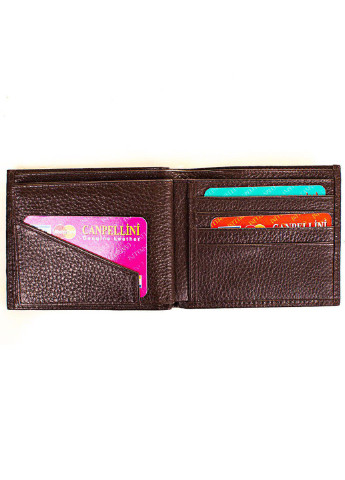 Чоловічий шкіряний гаманець 12х9,7х1,5 см Canpellini (252133411)