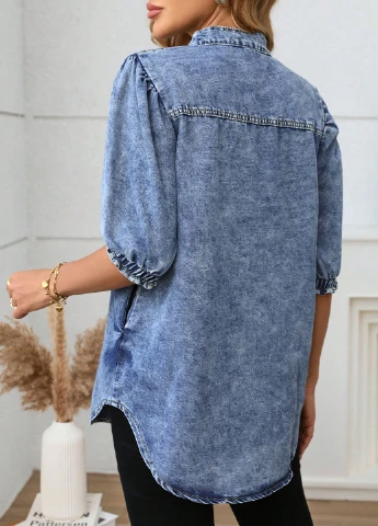 Синіти блуза SHEIN