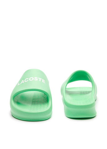 Зеленые пляжные, кэжуал шлепанцы Lacoste
