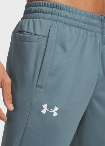 Синие спортивные, кэжуал демисезонные джоггеры брюки Under Armour