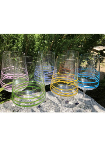 Набор бокалов для вина 350 мл 6 шт Sandra 40728/350S/M8700 Bohemia (253583366)