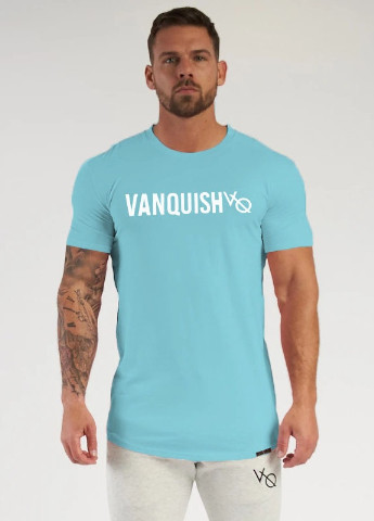 Голубая мужская футболка VQH
