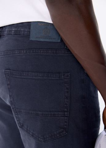 Темно-синие демисезонные слим джинсы Springfield