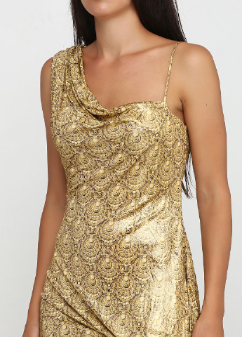 Золотий кежуал сукня Basso & Brooke меланжева