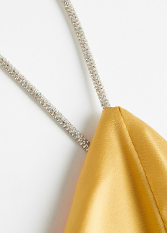 Жовтий кежуал сукня H&M однотонна