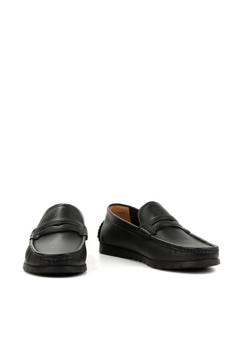 Черные мокасины Le'BERDES