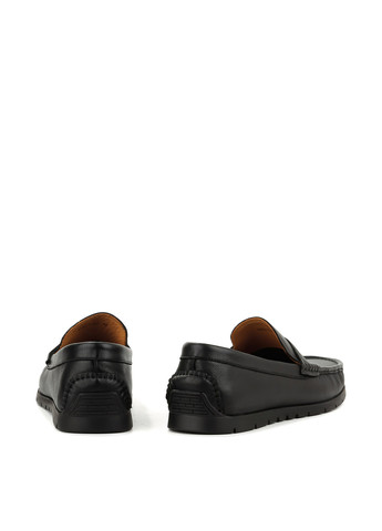 Черные мокасины Le'BERDES