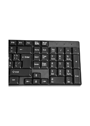 Клавиатура USB черная 2E KS 106 чёрная