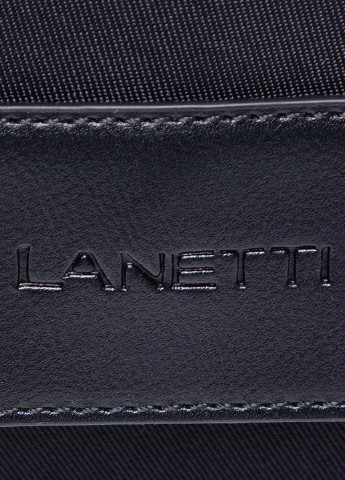 Сумка чоловіча Lanetti BMR-U-035-10-05 планшет однотонна чорна кежуал