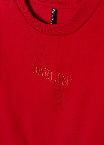 H&M свитшот надпись красный кэжуал хлопок