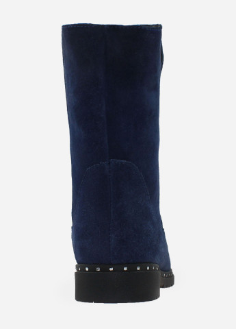 Зимние ботинки rg18-53057-11 синий Gampr из натуральной замши
