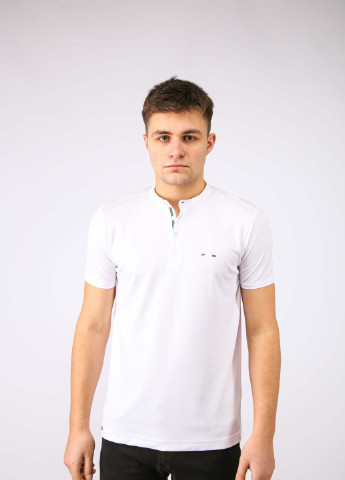 Белая футболка-футболка jp7153 2xl белый (2000903914686) для мужчин Jean Piere однотонная