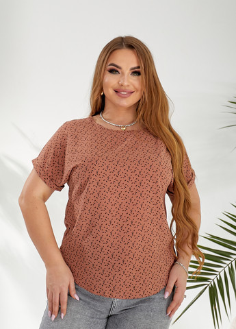 Світло-коричнева блузка Demma